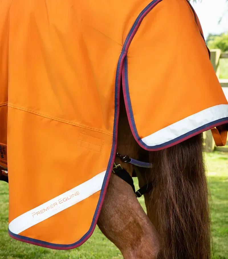 Premier Equine Buster Storm 200g Combo Turnout Rug With Classic Neck in Burnt Orange-4