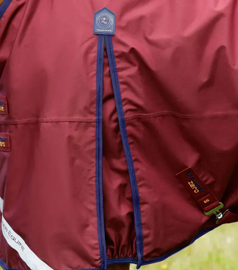 Premier Equine Buster Zero Original Turnout Rug in Burgundy-3