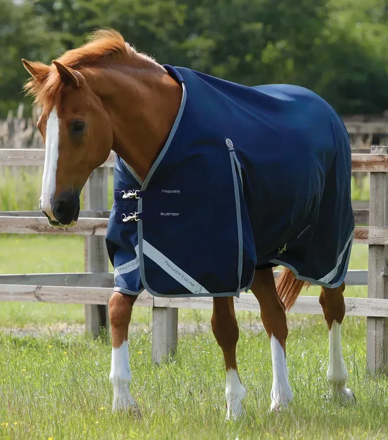 Premier Equine Buster Zero Original Turnout Rug in Navy