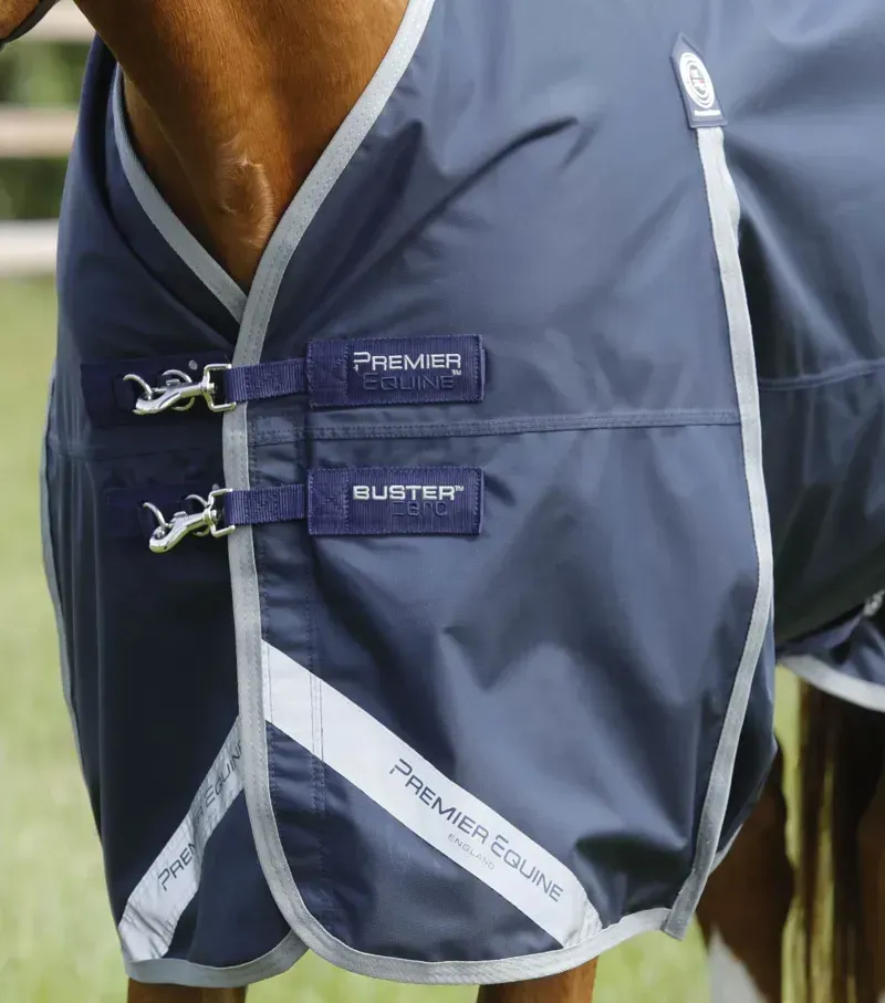 Premier Equine Buster Zero Original Turnout Rug in Navy-2