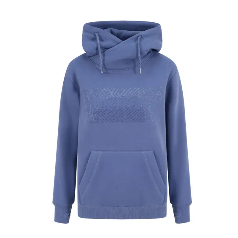 Equetech Crystal Signature Cross-Over Hoodie in Blue