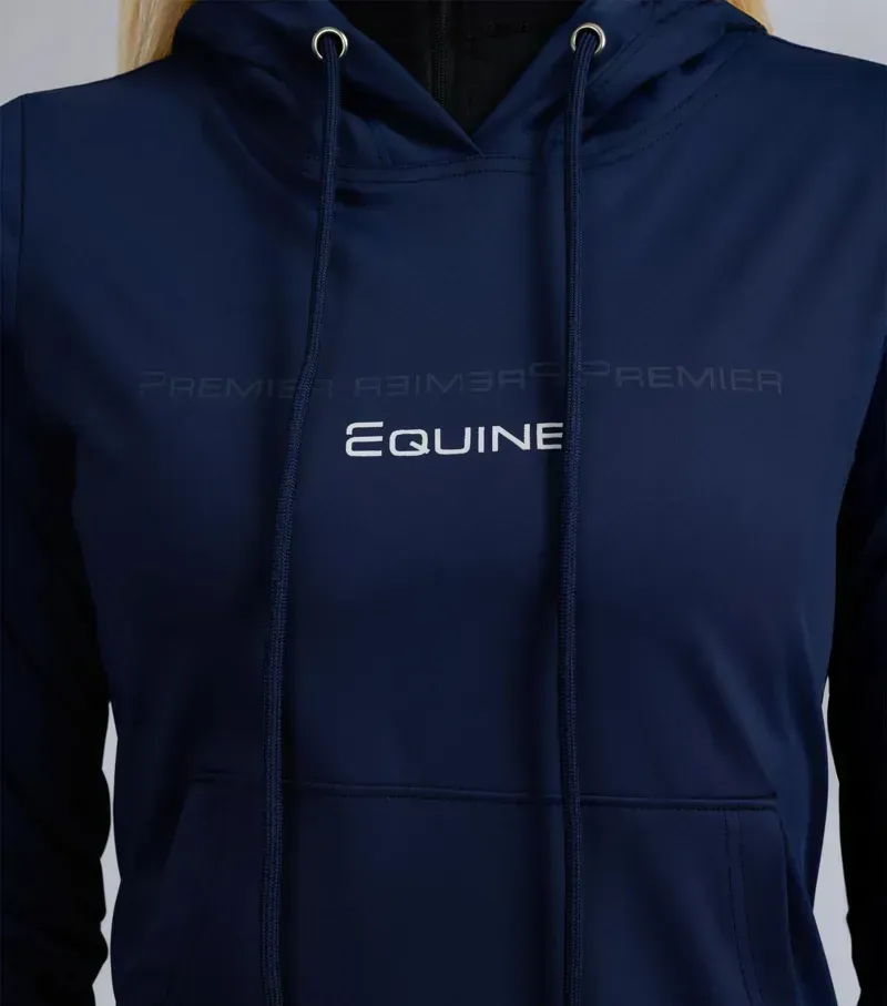 Premier Equine Cadenza Technical Riding Hoodie in Navy-2
