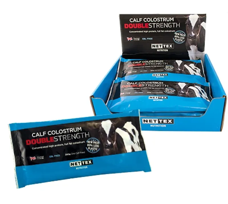 Nettex Calf Colostrum Double Strength Sachet - 6x200g