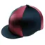 Capz Two-Tone Lycra Cap Cover in Navy/Burgundy