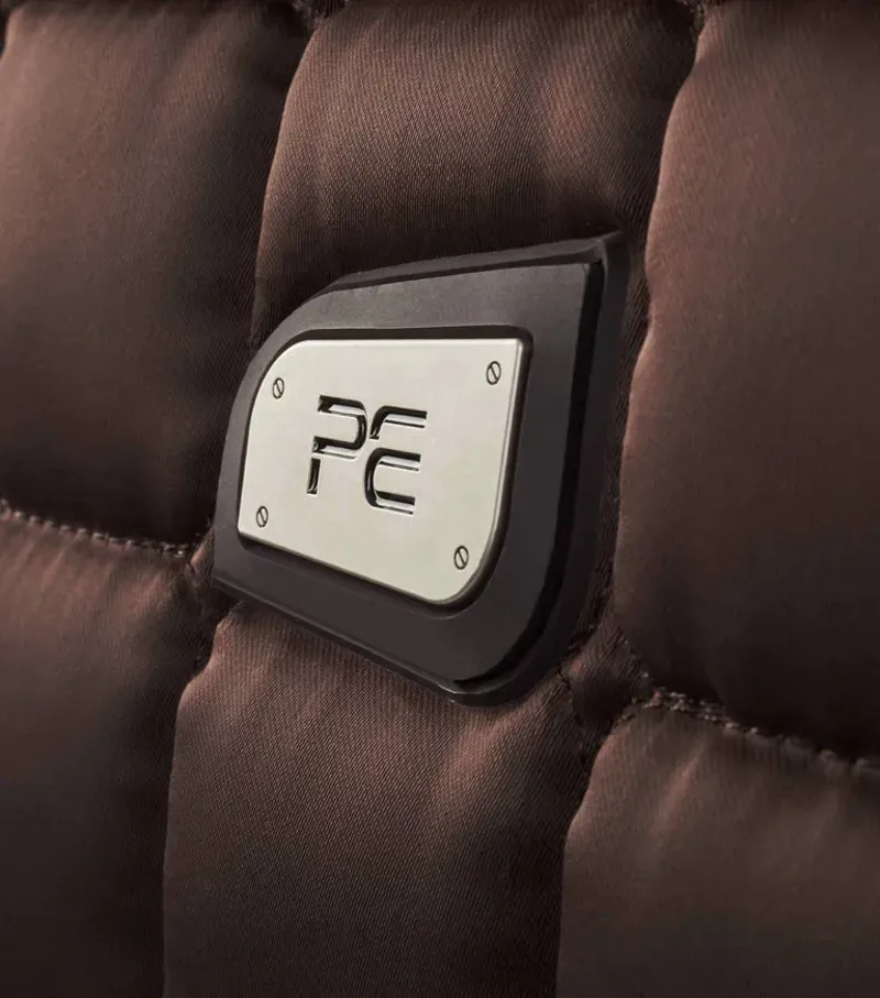 Premier Equine Capella Close Contact Merino Wool GP/Jump Square in Brown/Natural-1