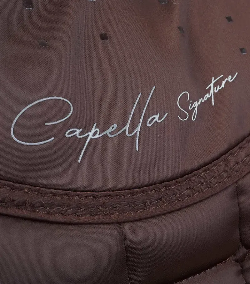 Premier Equine Capella Close Contact Merino Wool GP/Jump Square in Brown/Natural-5