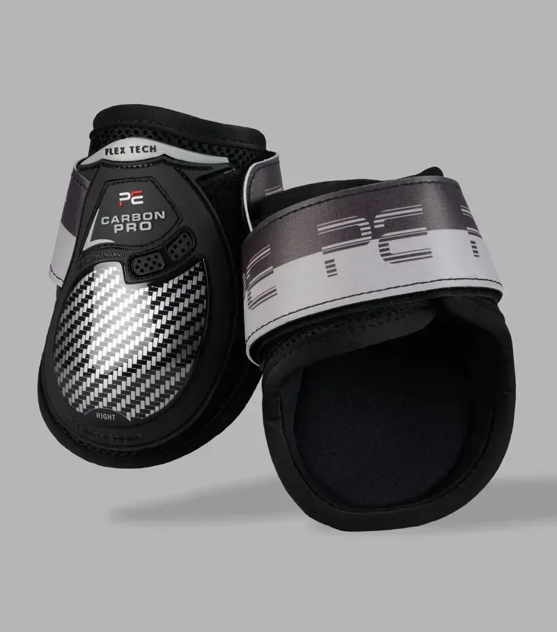 Premier Equine Medium Carbon Pro Fetlock LITE Boots in Black