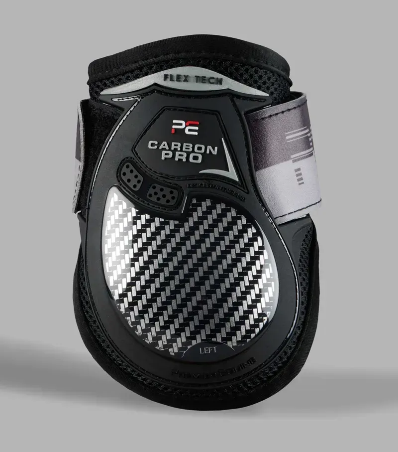 Premier Equine Medium Carbon Pro Fetlock LITE Boots in Black-1
