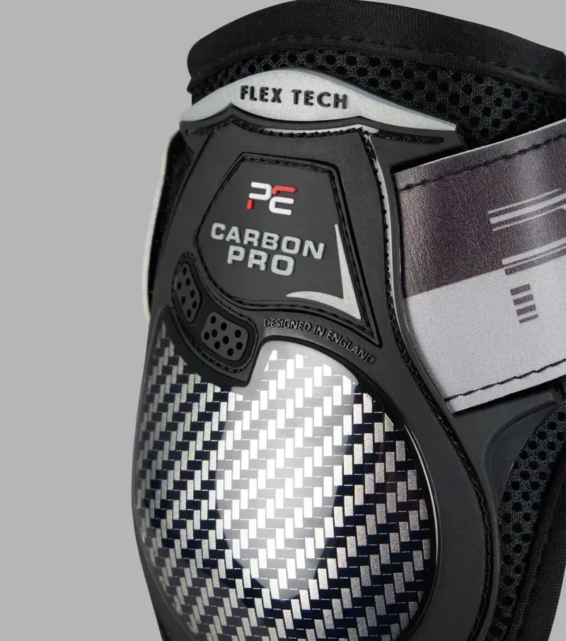 Premier Equine Medium Carbon Pro Fetlock LITE Boots in Black-2