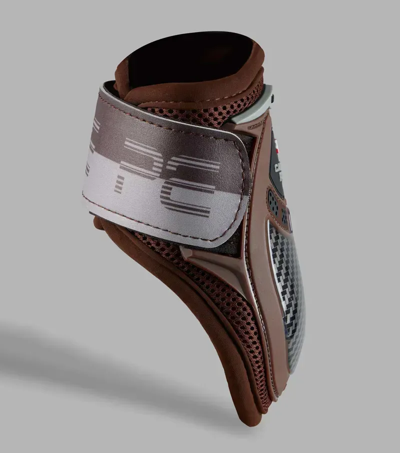 Premier Equine Medium Carbon Pro Fetlock LITE Boots in Brown-3
