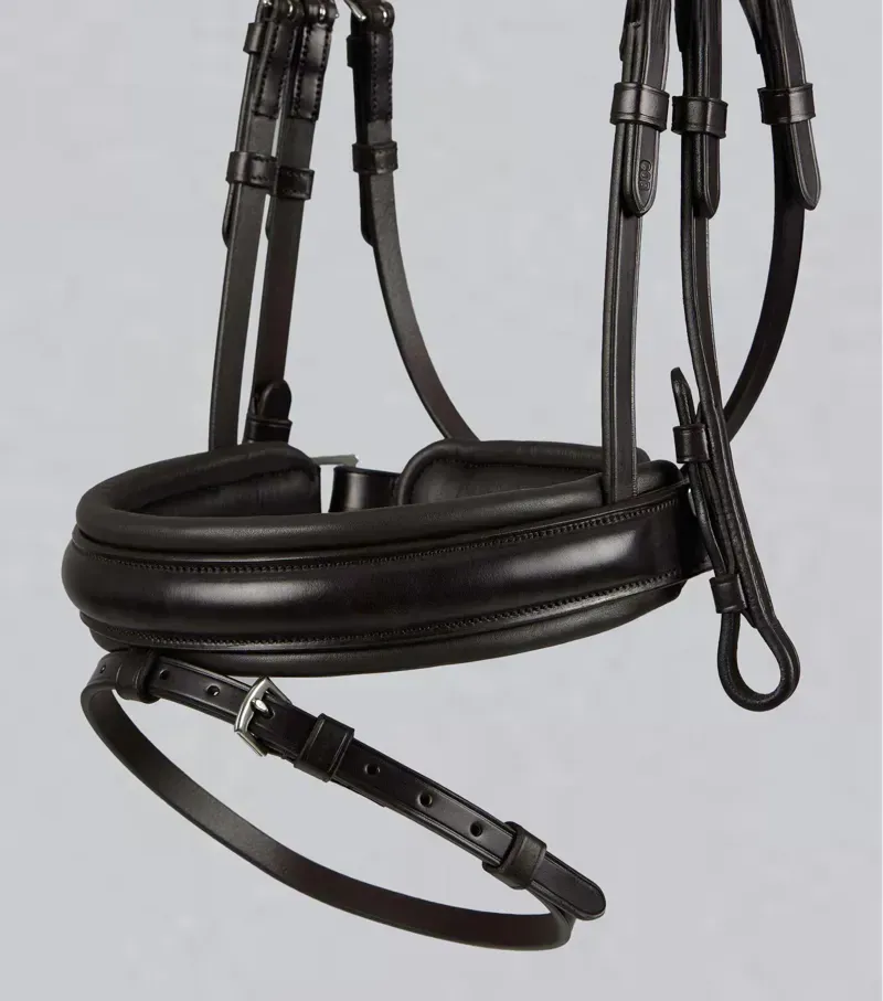 Premier Equine Castello Anatomical Bridle in Brown-3