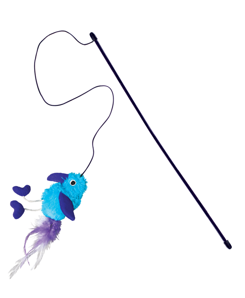 Kong Medium/Large Teaser Feather in Assorted Colours