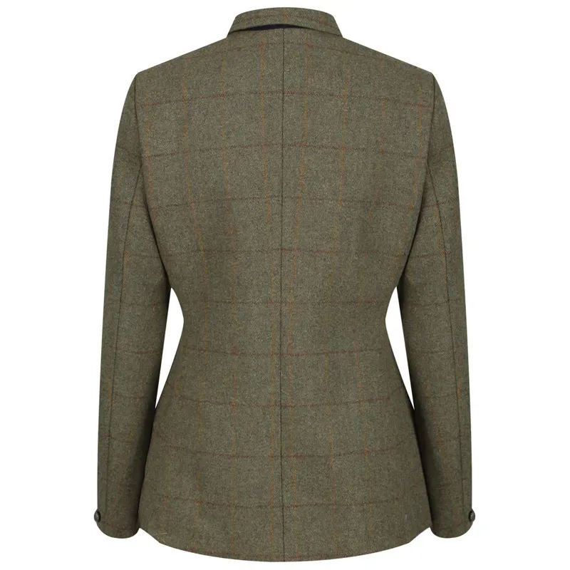 Equetech Claydon Tweed Riding Jacket in Green-1