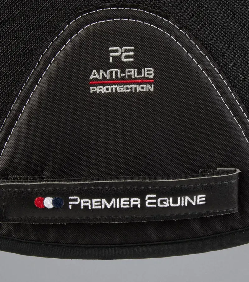 Premier Equine Close Contact Airtechnology Anti-Slip GP/Jump Square in Black-3
