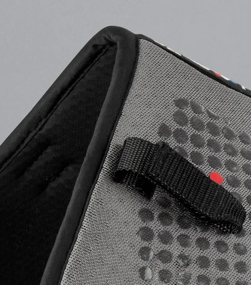 Premier Equine Close Contact Airtechnology Anti-Slip GP/Jump Square in Grey-1