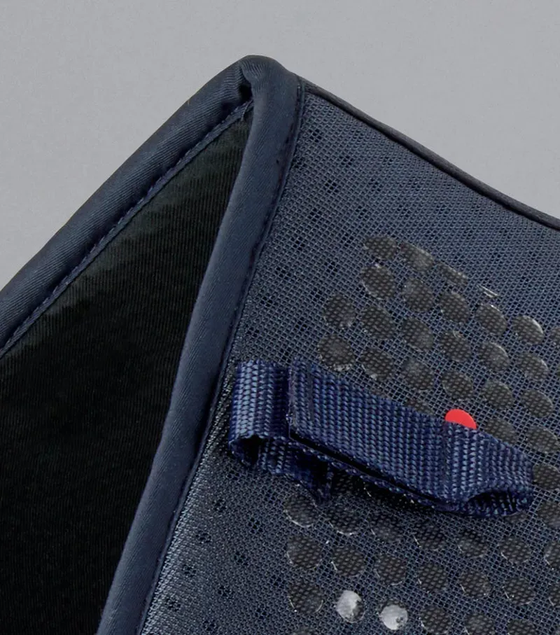 Premier Equine Close Contact Airtechnology Anti-Slip GP/Jump Square in Navy-1