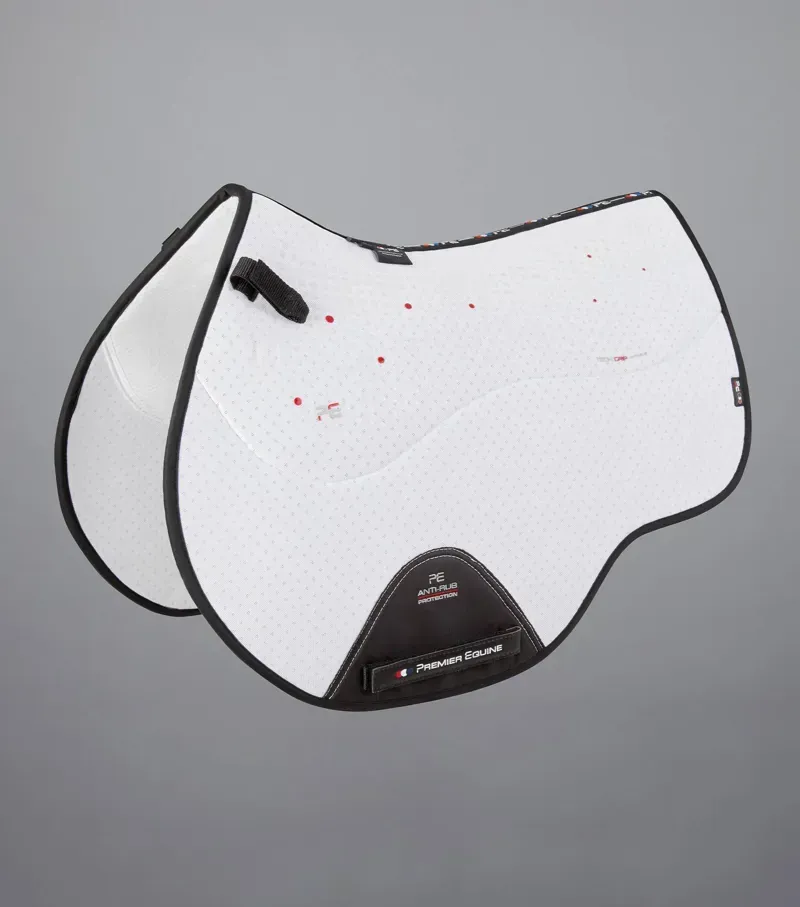 Premier Equine Close Contact Airtechnology Anti-Slip GP/Jump Square in White