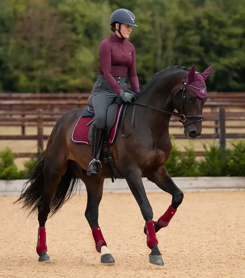 Premier Equine Air-Tech Sports Medicine Boots in Burgundy-1