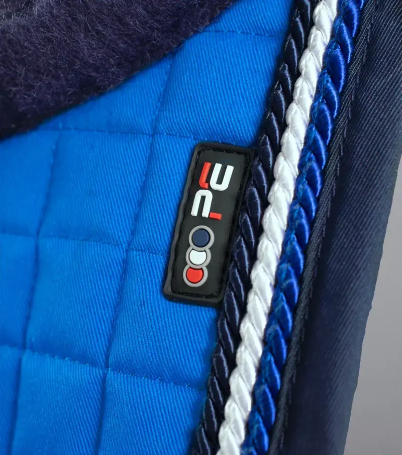 Premier Equine Close Contact Merino Wool European Dressage Square in Royal Blue/Navy-1