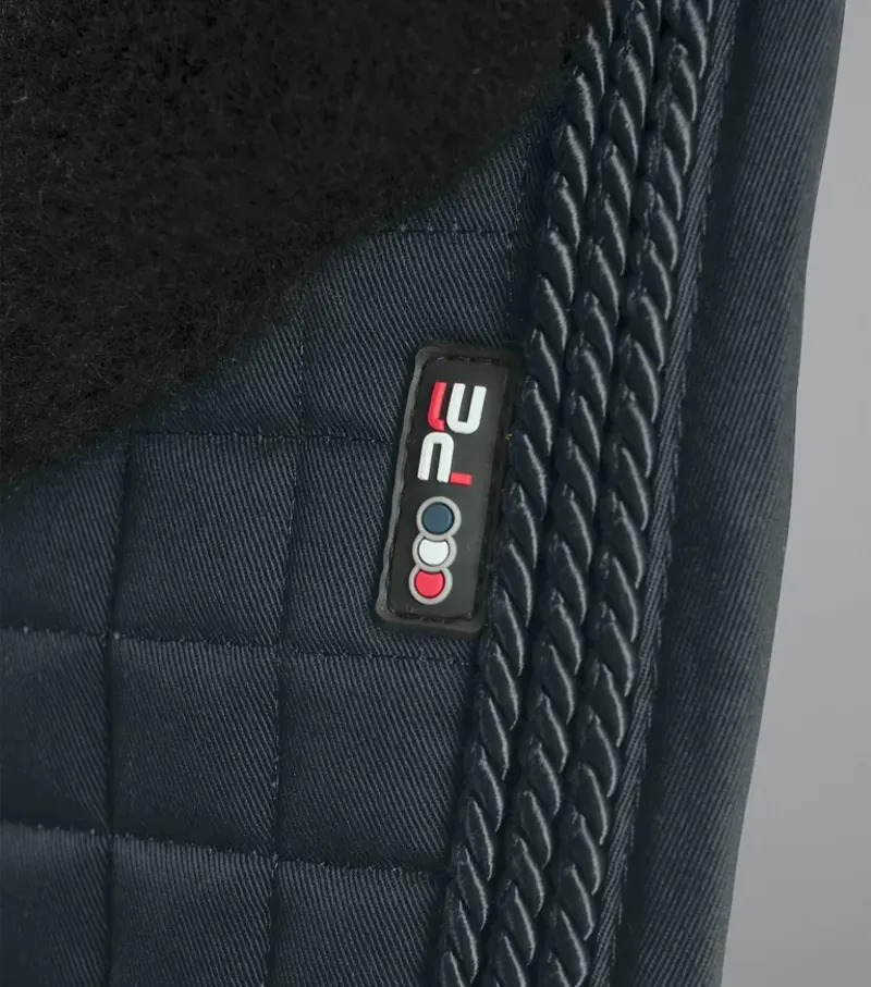 Premier Equine Close Contact Merino Wool European GP/Jump Square in Black-3