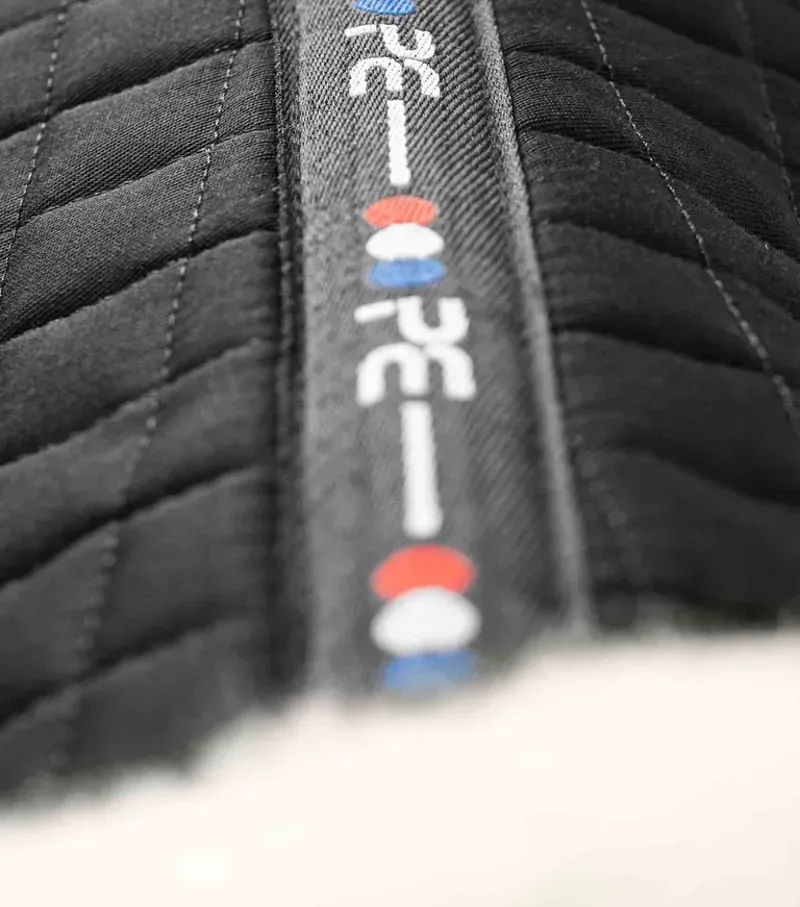 Premier Equine Close Contact Merino Wool European GP/Jump Square in Black-5