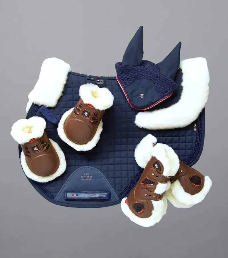 Premier Equine Close Contact Merino Wool European GP/Jump Square -1