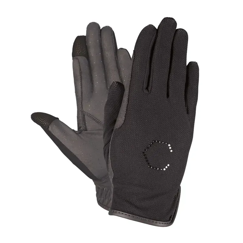 Coldstream Next Generation Lintlaw CoolMesh Summer Riding Gloves in Black