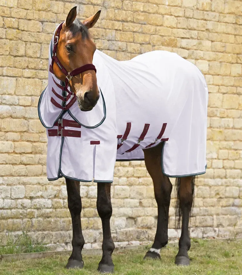 Premier Equine Int. Combo Bug Buster Fly Rug With Belly Flap 6'0 in Lavender