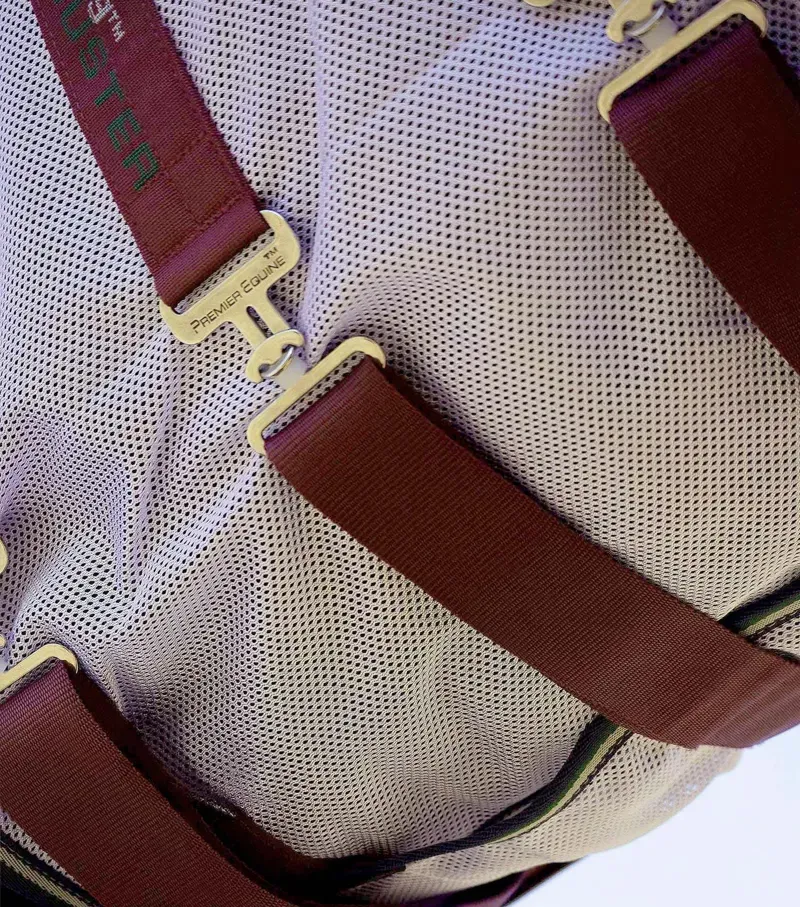 Premier Equine Int. Combo Bug Buster Fly Rug With Belly Flap 5'6 in Lavender-4