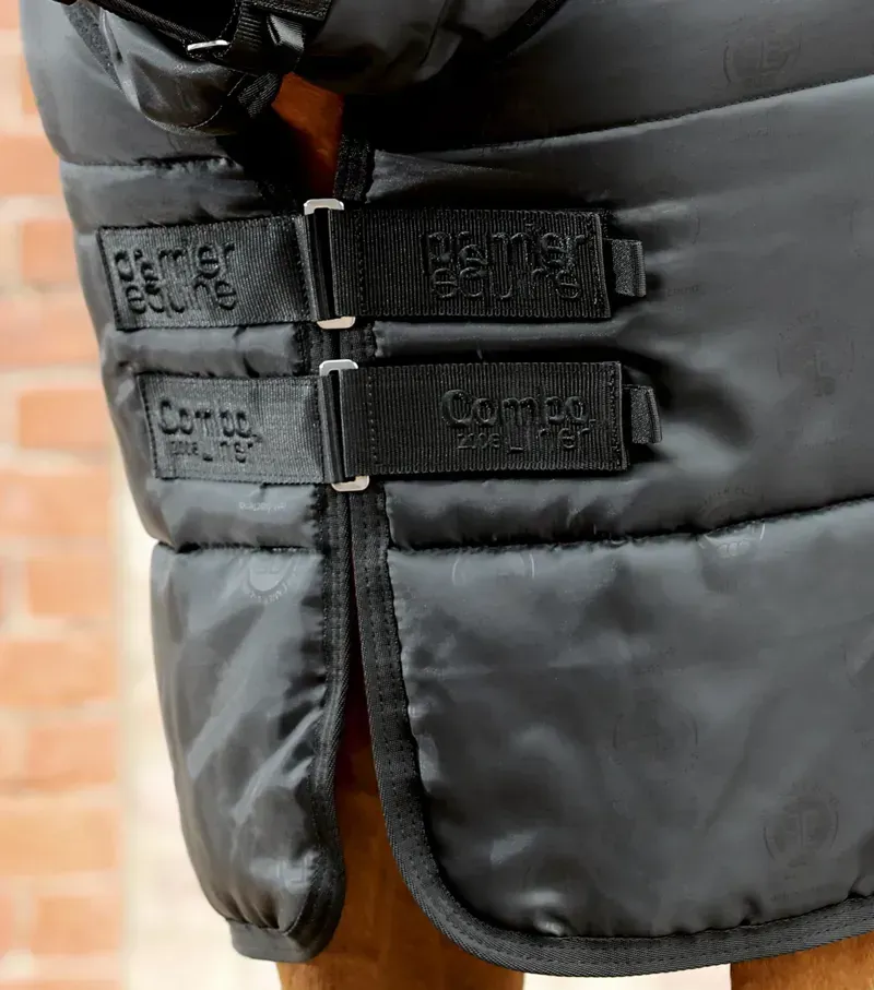 Premier Equine Combo Horse Rug Liner in Black - 100g-2