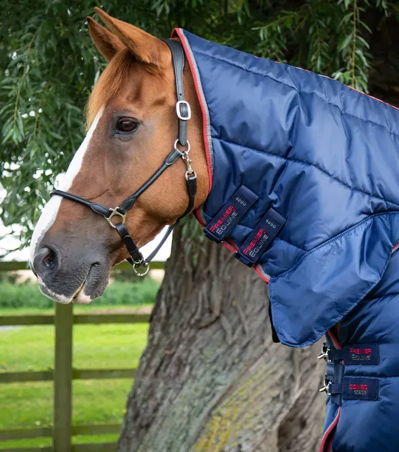 Premier Equine 400g Combo Stable Rug in Navy-1