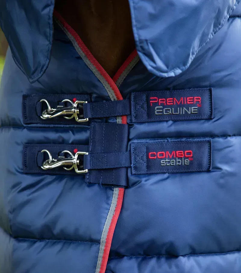 Premier Equine 400g Combo Stable Rug in Navy-3