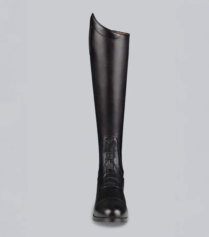 Courbette Leather Field Riding Boots Wide UK 8 in Black-1