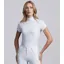Premier Equine Int. Women's UK 10 Cristalli Short Sleeve Competition Shirt in White