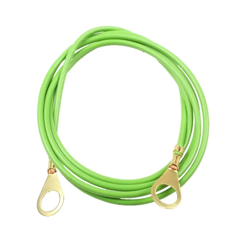 Corral Ground Connection Cable in Green