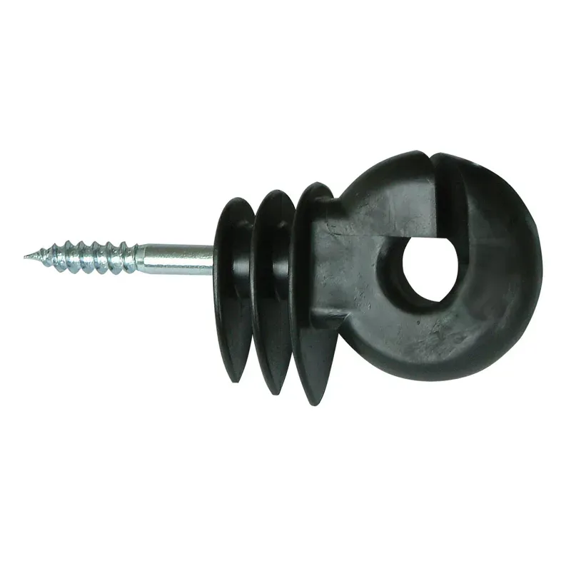 Corral 25 Pack Big C/W Short Support Ring Insulator in Black