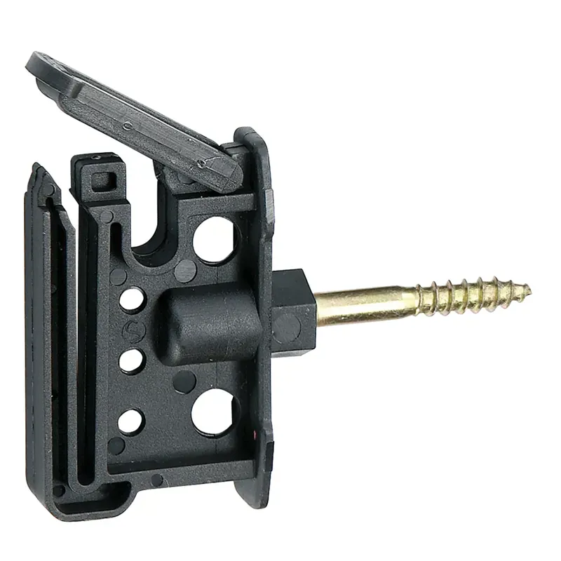 Corral 25 Pack Clip Insulator For Tape and Wire Rope in Black 