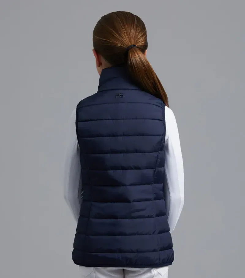 Premier Equine Junior Dante Gilet in Navy-2