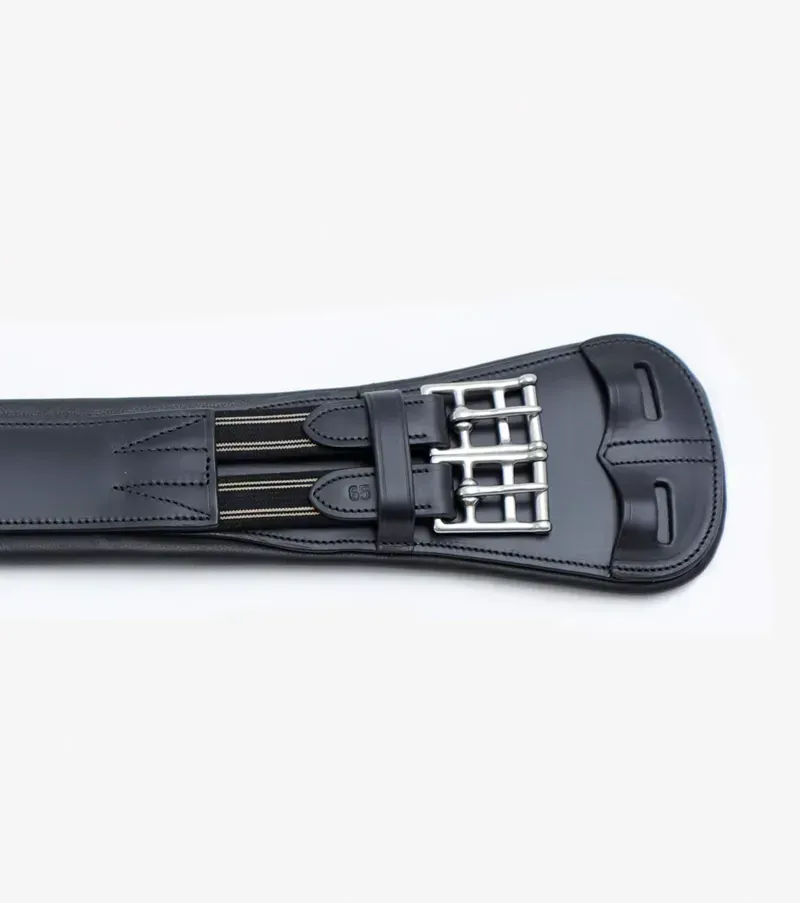 Premier Equine Davoli Leather Girth in Black-3