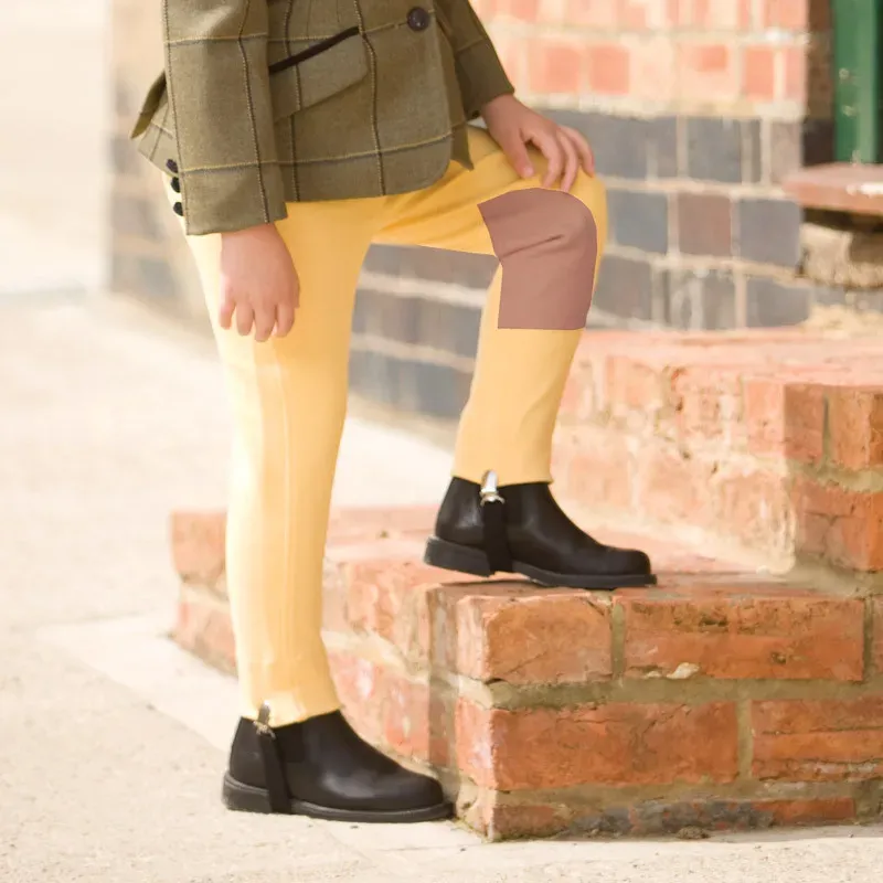 Equetech Dinky Deluxe Jodhpurs in Yellow