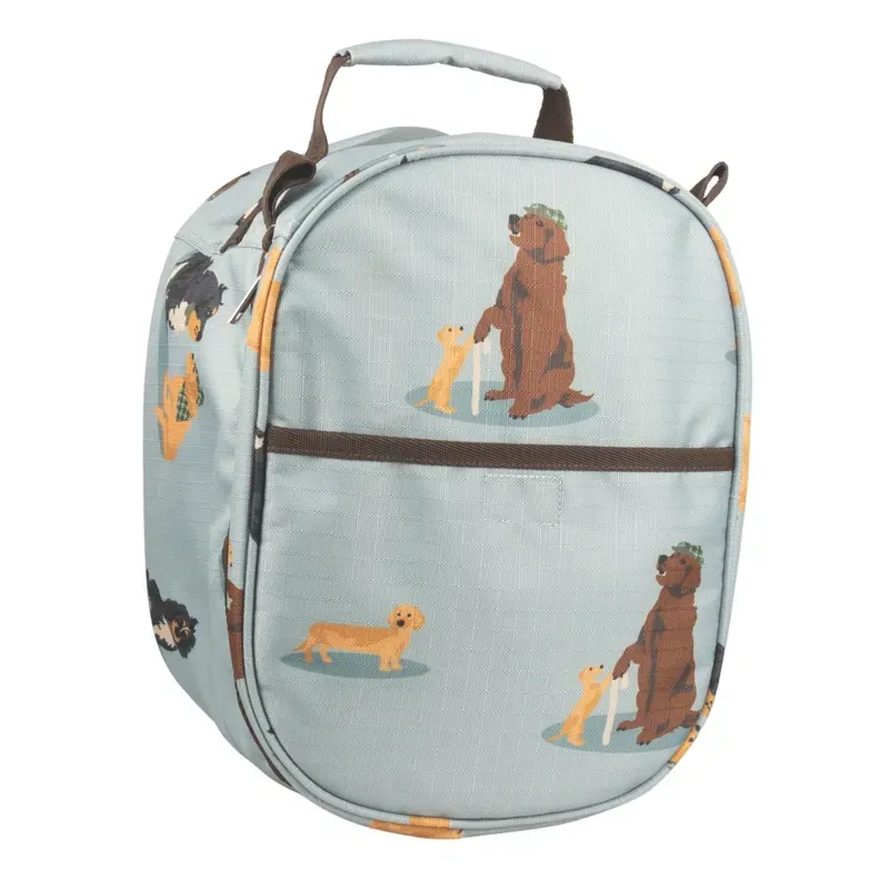 Hy Equestrian It's A Dogs Life Hat Bag in Dusty Blue
