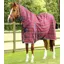 Premier Equine Int. Domus 400g Combo Stable Rug 5'0 inch in Check / Burgundy