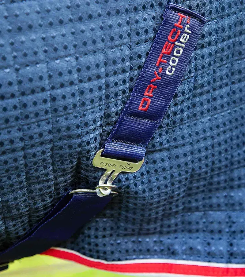 Premier Equine Dry-Tech Horse Cooler Rug in Navy-3