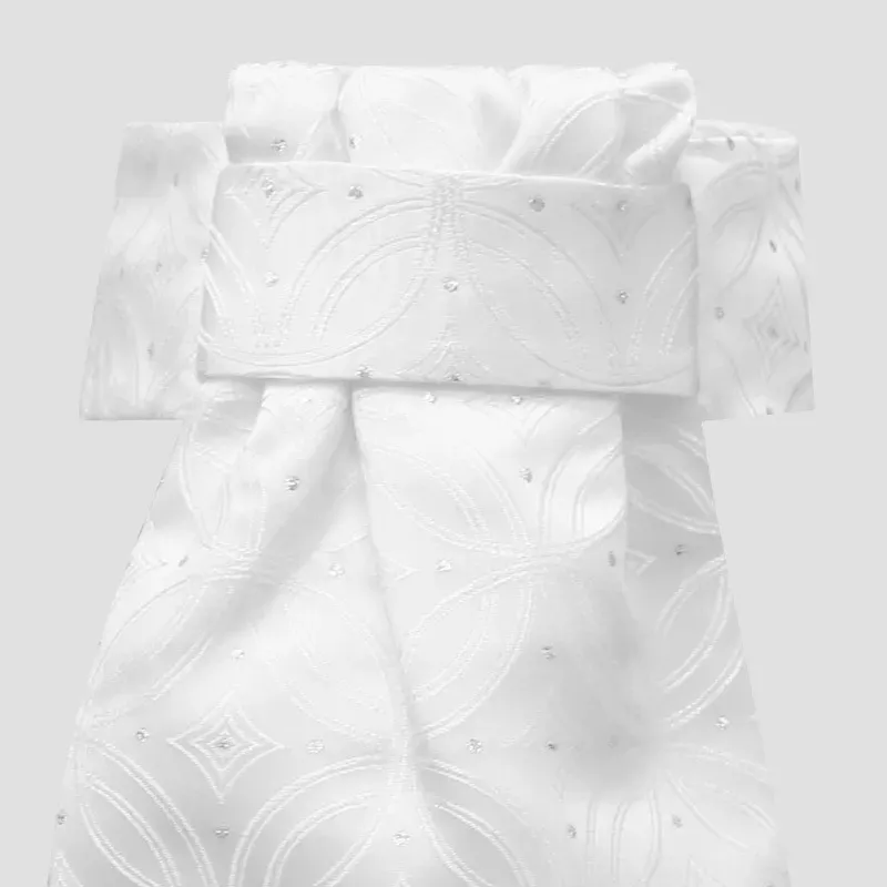 Equetech Kiev Deluxe Ready-Tied Stocks in White