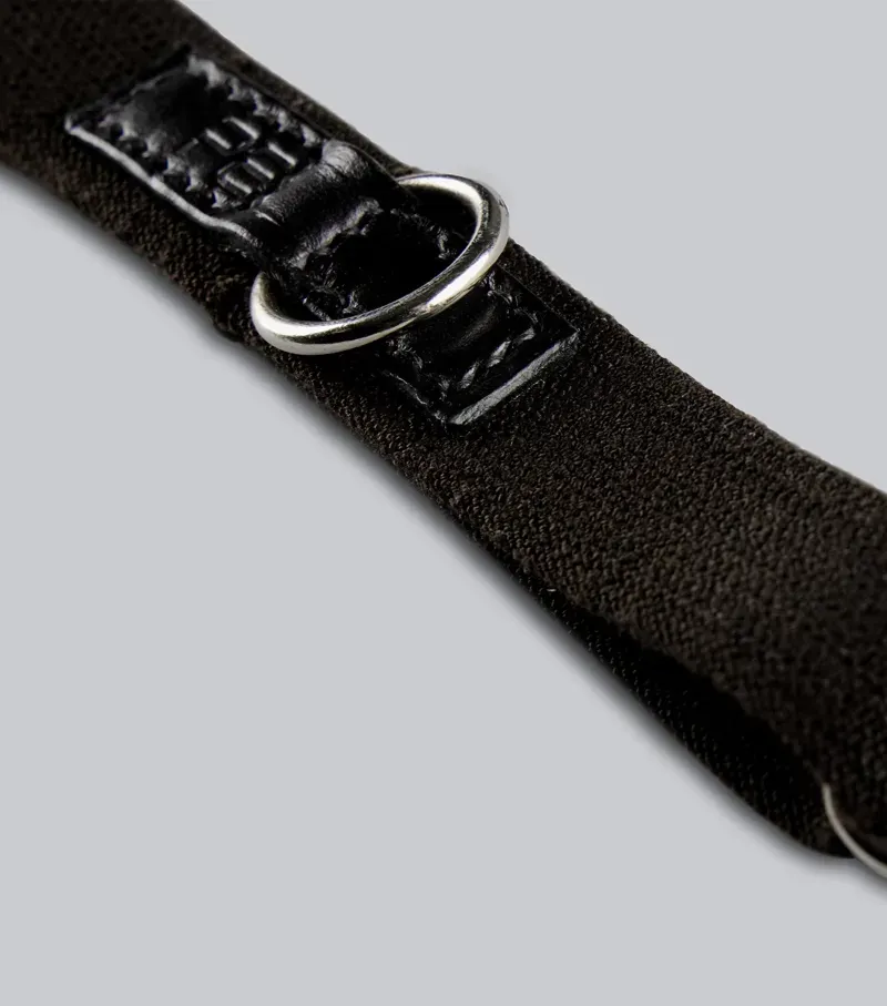 Premier Equine Int. Elastic Curb Strap 3/4 inch Full in Black-2