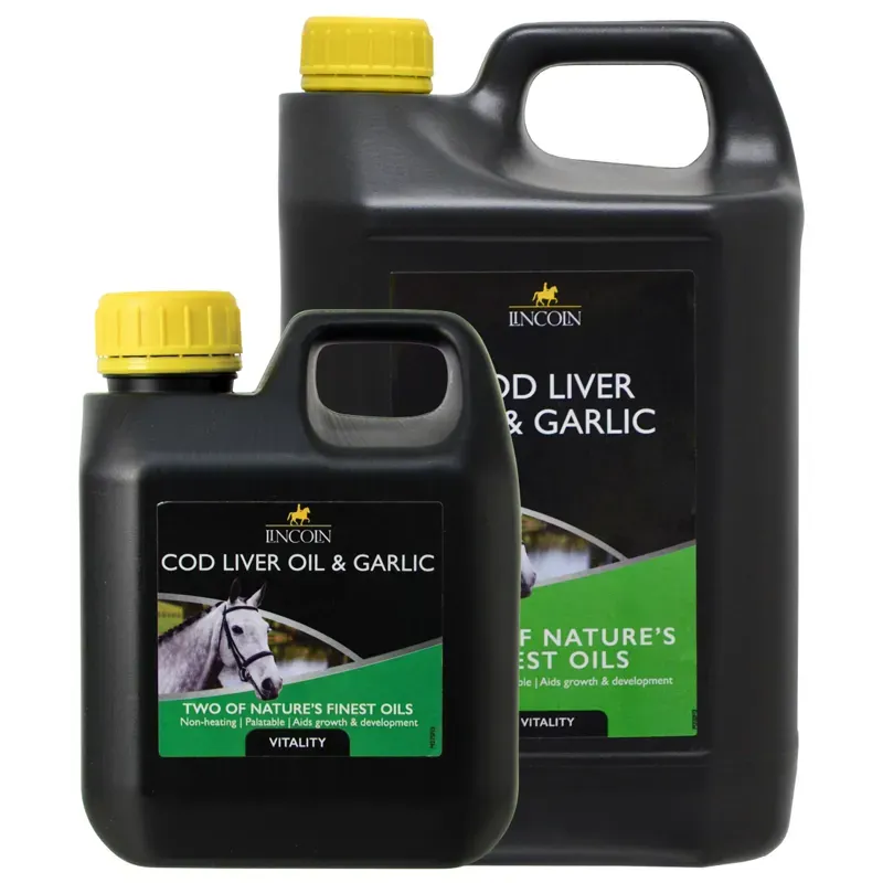 Lincoln BHB Cod Liver Oil and Garlic in Black