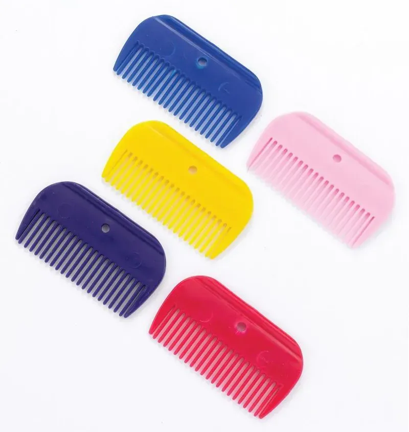 Lincoln Horse Care Accessories Plastic Mane Comb in Purple