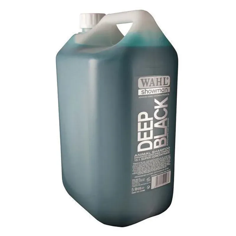 Wahl Deep Black Shampoo in Blue