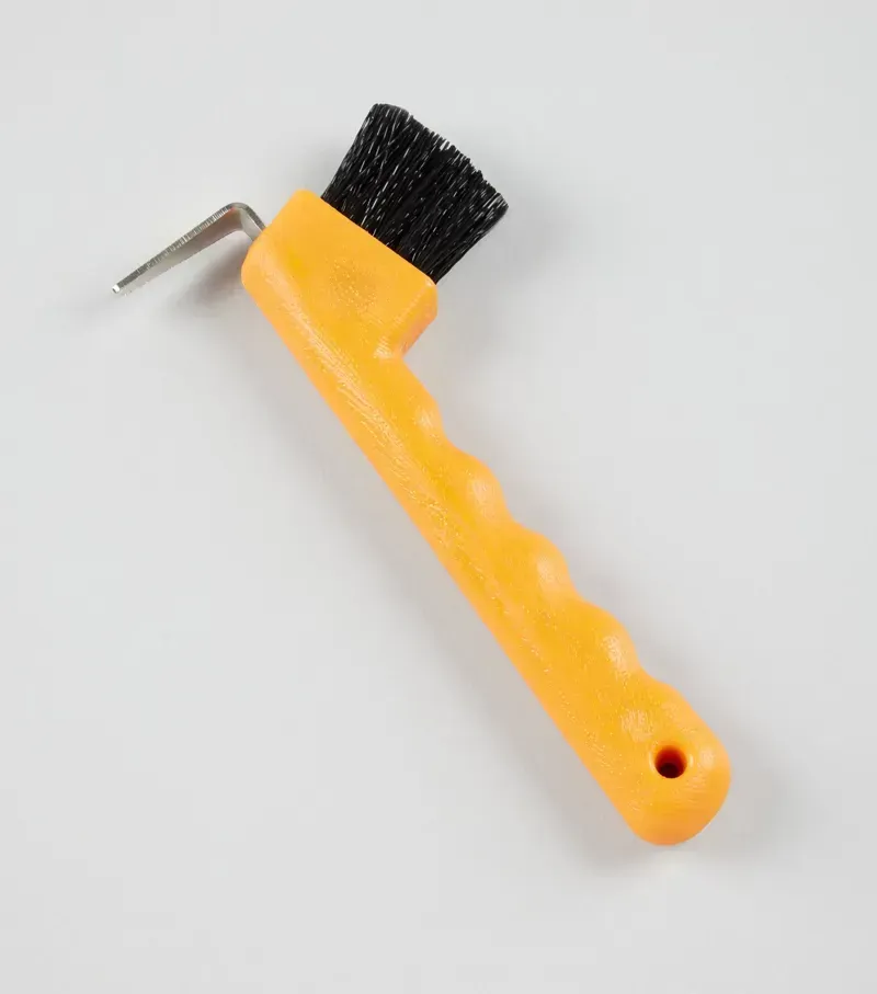 Premier Equine Ergonomic Hoof Pick in Amber