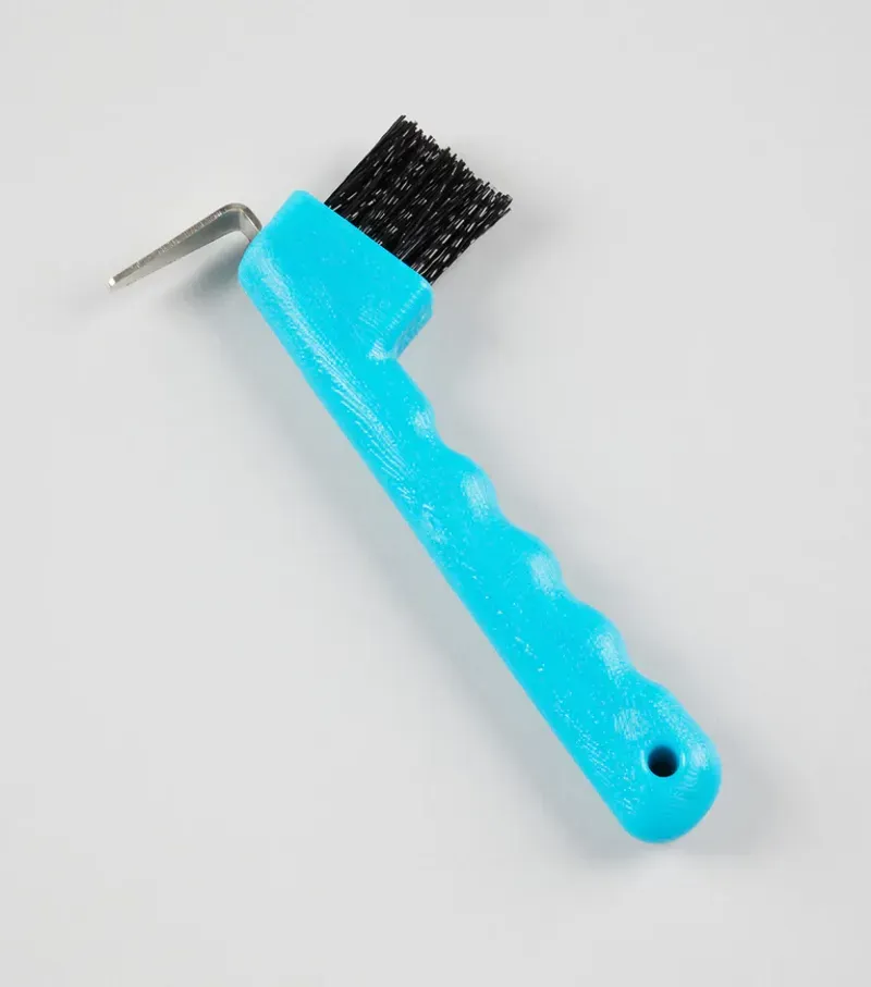 Premier Equine Ergonomic Hoof Pick in Peacock Blue